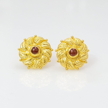 Yellow Gold Gorgeous Earrings by 
