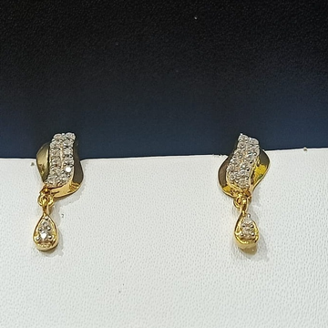18CT Trendy Design Gold Hallmark Earring  by 
