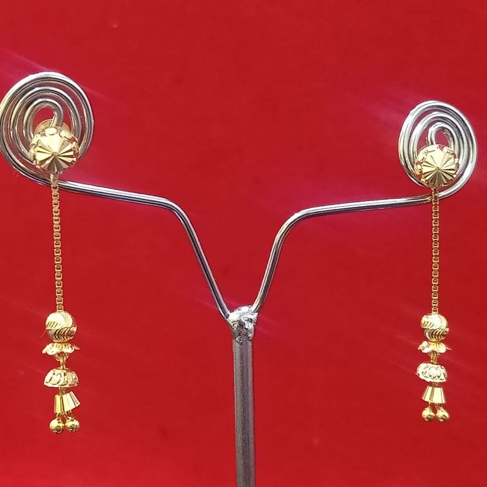 18CT gold attractive design soidora hallmark earring 