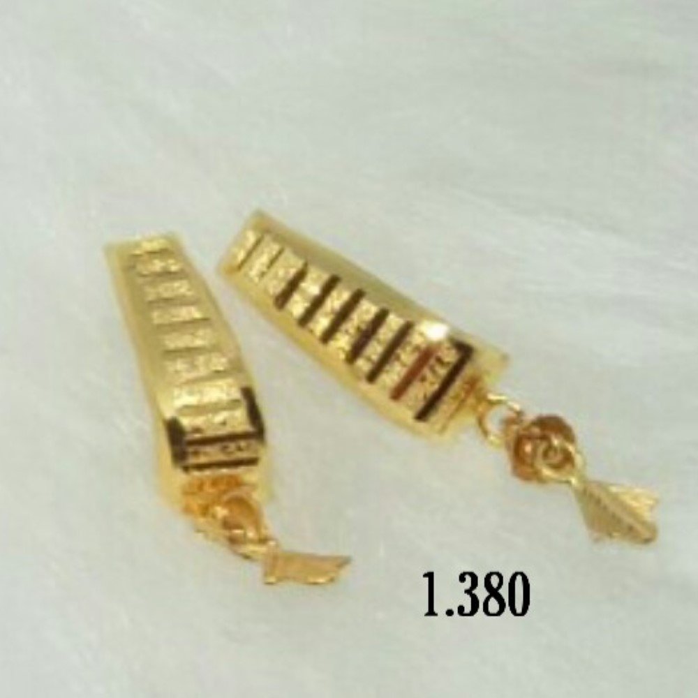 18K Gold Fancy Handmade Earrings